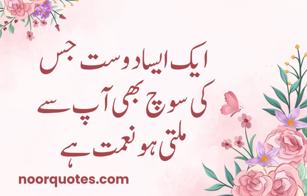 50 Heartfelt Friendship Quotes in Urdu